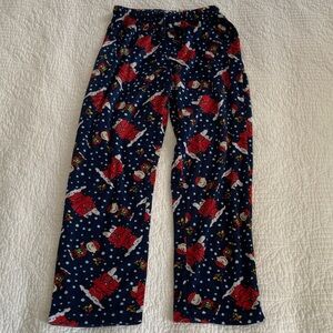 Peanuts Men's Pajama Bottoms in Red and Blue, Men’s Small